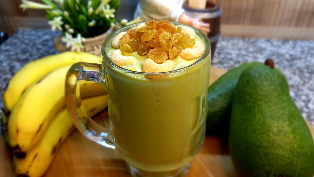 Лучший сок авокадо с бананом