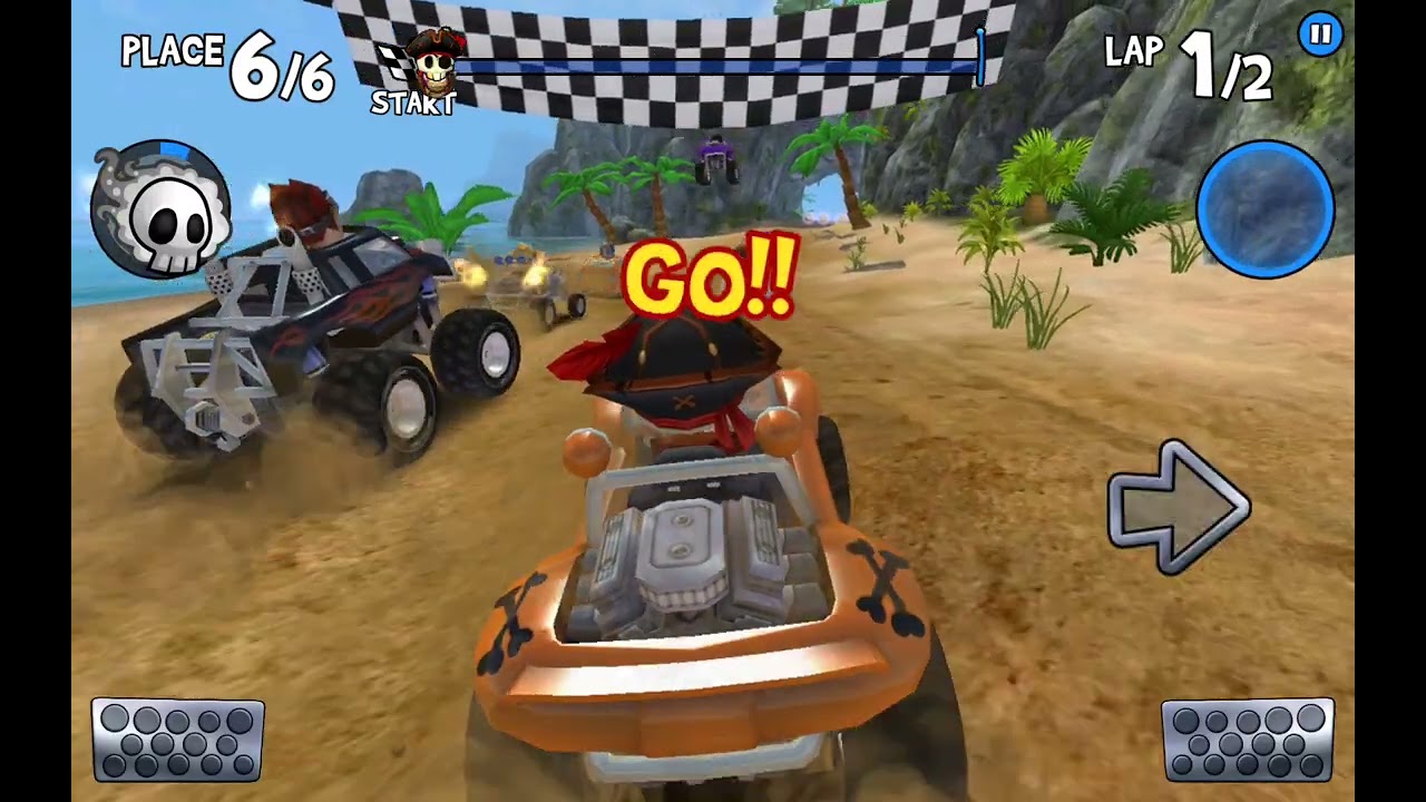 Main bb racing mengalahkan boss part 2 