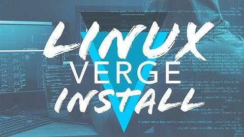 Verge-QT Wallet Install On Linux Mint For Crypto Mining