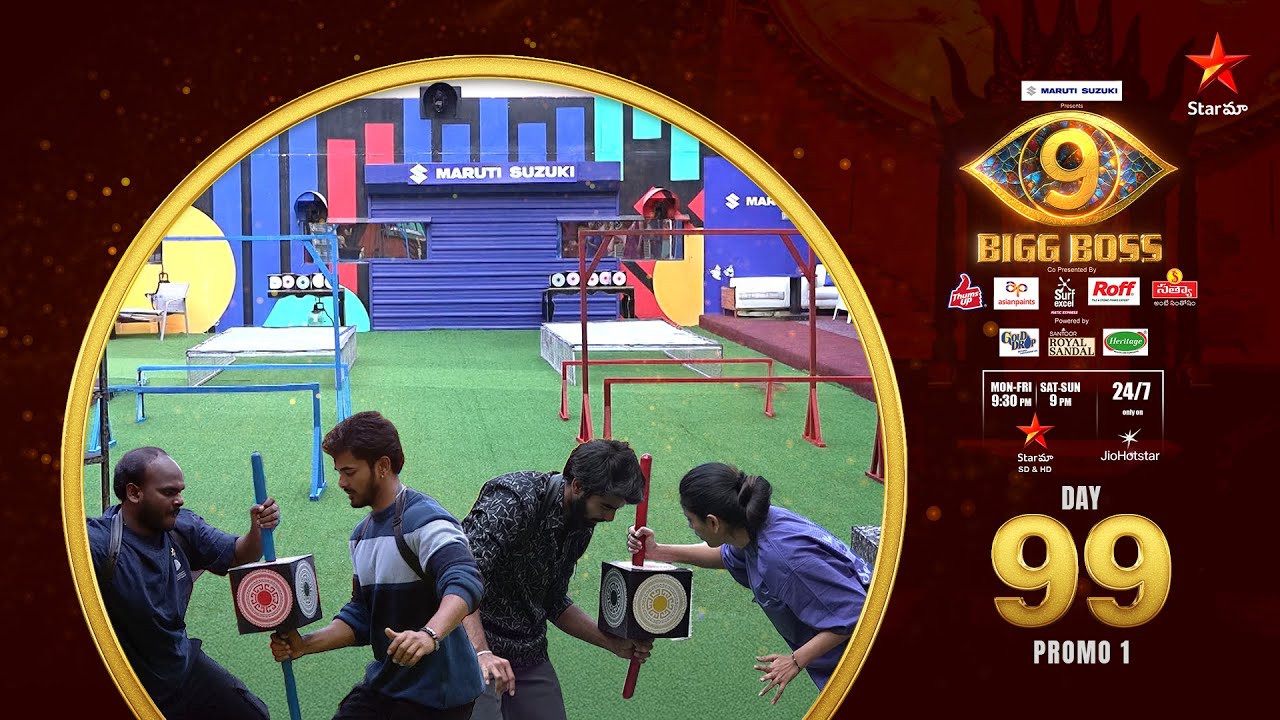 Bigg Boss Telugu 9 | Day 99 Promo 1 | Top Five 👁️💥 | Nagarjuna | Star Maa