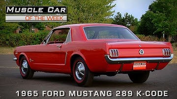 1965 Ford Mustang 289 K Code Muscle Car of the Week Video Episode #114