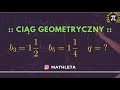 5. Ciąg geometryczny - pewniak maturalny #2