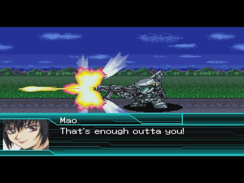 ENG)Super Robot Wars W - M9 Gernsback(Mao) Attacks | スパロボW