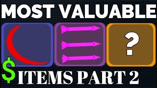 Most VALUABLE Items In Dungeon Quest Part 2, Can No Longer Be Dropped!   (4K Video) Collectors Items