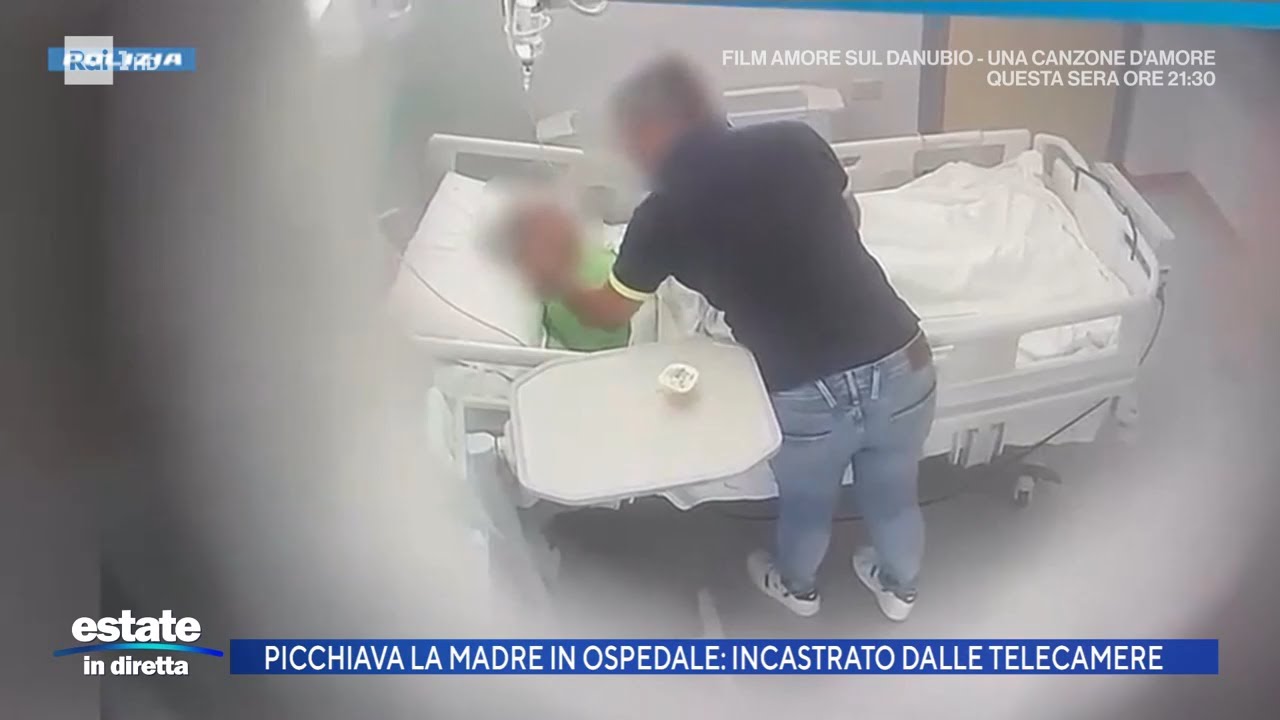 Picchiava la madre in ospedale: incastrato dalle telecamere - Estate in diretta 19/08/2025