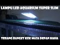 PASANG LAMPU LED AQUARIUM VIRGO X5 HARGA 90 RIBUAN : JADI CAKEP GINI AQUARIUMNYA :D
