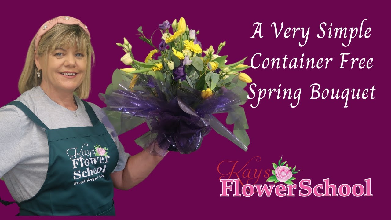 A Container Free Spring Flower Bouquet
