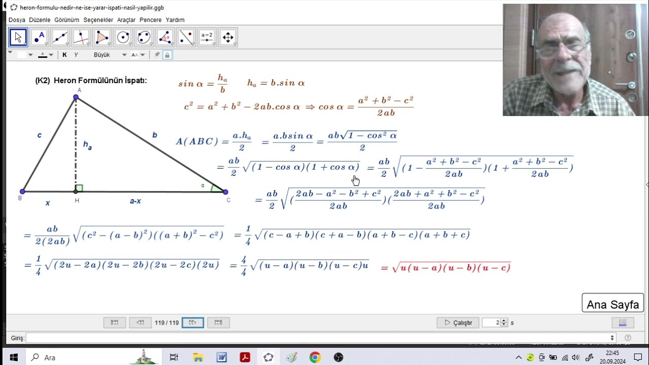 Heron Formülü Nedir, Ne İşe Yarar İspatı Nasıl Yapılır?
