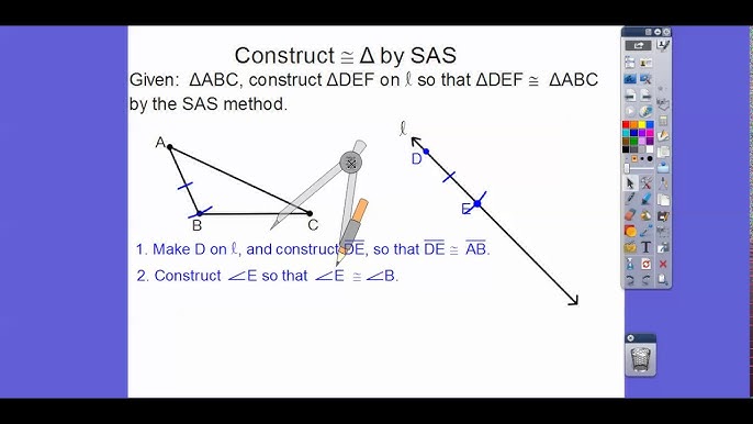 Constructing congruent angles - Geometry 