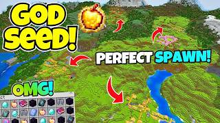 🔥[BEST God Seed] | Minecraft Bedrock 26.13  (Villages &amp; Stronghold)