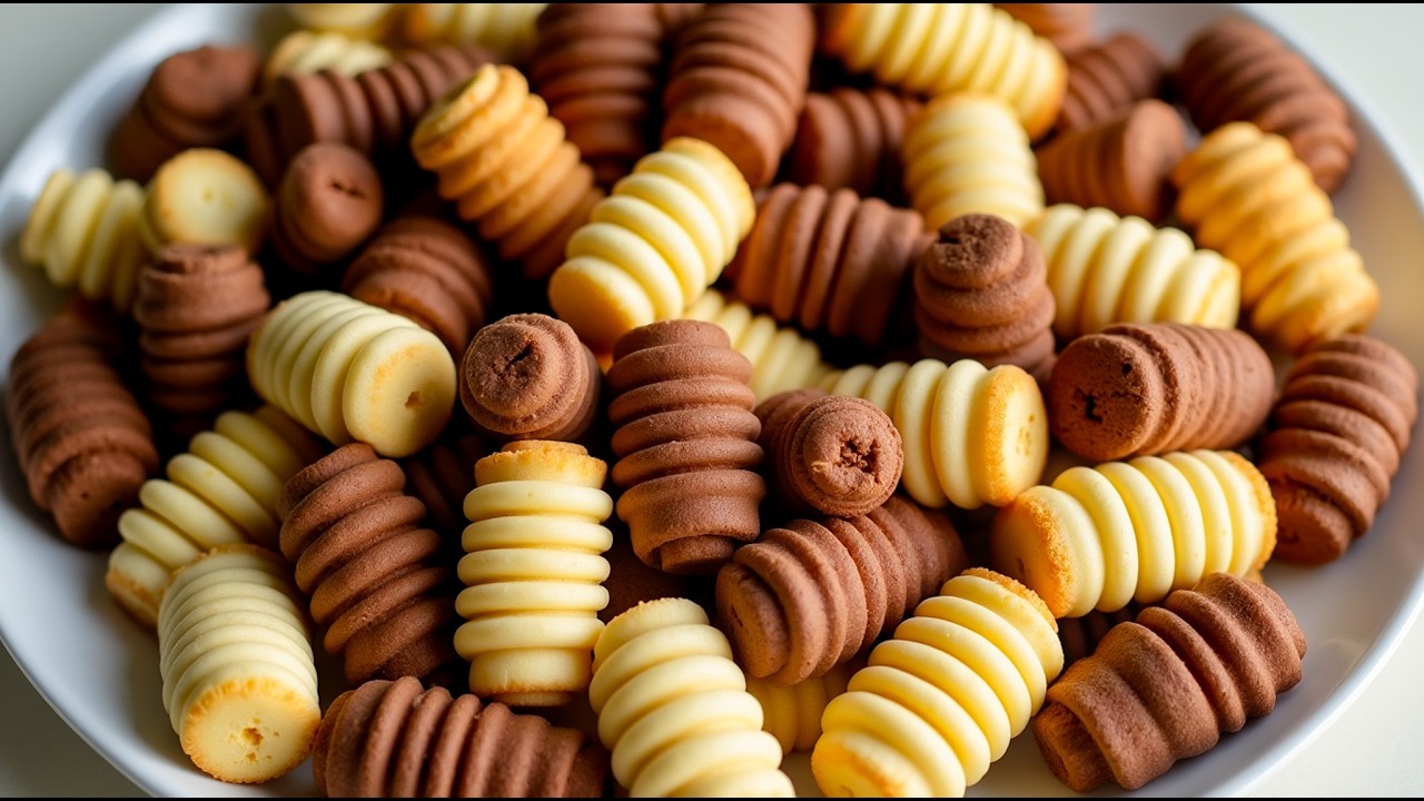 1 Teig, 2 Sorten Kekse! In wenigen Minuten fertig für Kaffee und Tee!