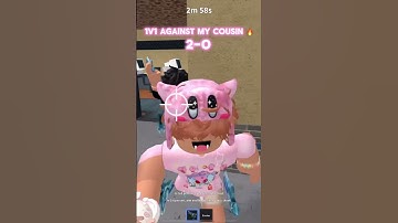 1v1 against my cousin 🔥🔥🔥 #roblox #mm2 #mm2roblox #robloxmm2 #edit #1v1