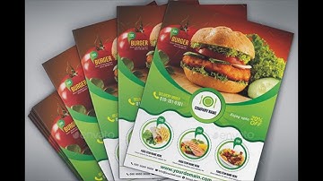 coreldraw tutorial (burger flyer design) by ahsan sabri