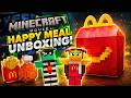 A Minecraft movie happy meal unboxing!