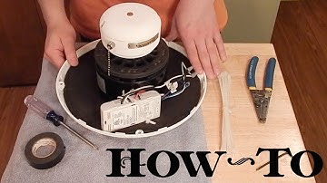 How To: Install Ceiling Fan Remote Receiver In Motor Housing