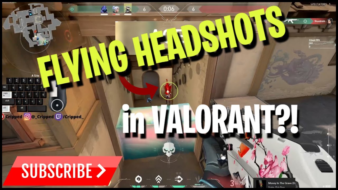 VALORANT FLYING HEADSHOT ACE?! - Cripped Act II Clip Dump Part 3