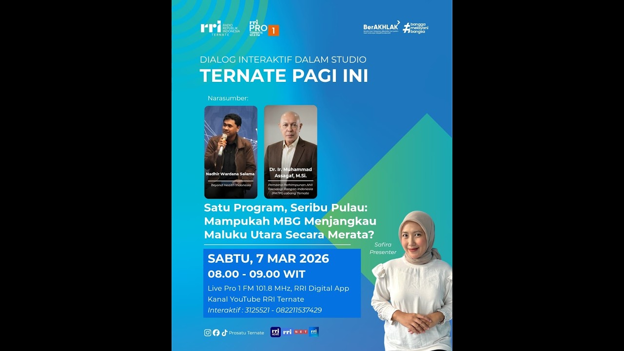 TERNATE PAGI INI | SATU PROGRAM,SERIBU PULAU : MAMPUKAH MBG MENJANGKAU MALUKU UTARA SECARA MERATA?
