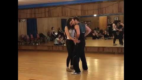 Vanessa and Peter Wright Zouk Demo NC Zouk Festival