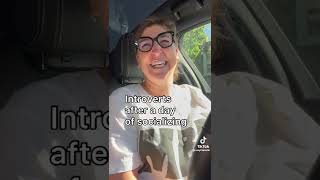 Tiktok: Introverts After a Day of Socializing (@mayimbialik)