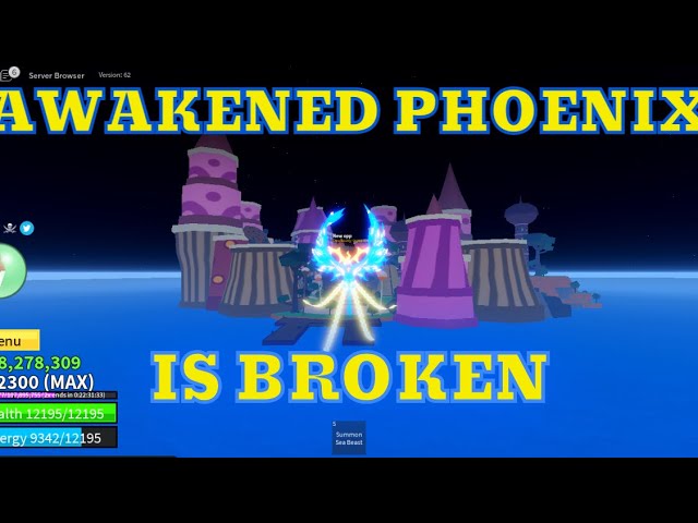 I AWAKENED THE PHOENIX FRUIT AND ITS ABSOLUTELY BROKEN! Roblox Blox Fruits  - BiliBili