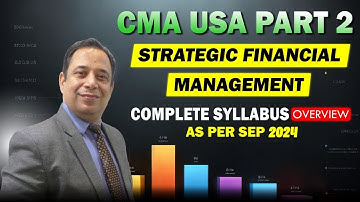 CMA USA Part 2 | Strategic Financial Management Complete Syllabus | 2025