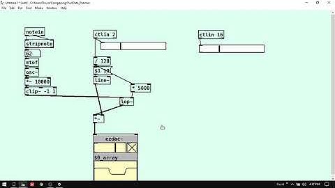 Tutorial: Using an EWI with Puredata