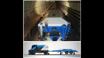 RT Road Rail Trailer Railway Diagnostics - Track Inspection #rail  #diagnostics  #railwaytechnology