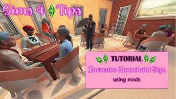 How to Increase Max Household Size with MC Command Center | Sims 4 Tutorial