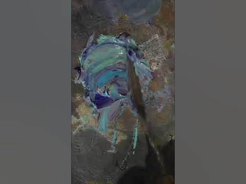 Как мастихином смешивать масляные краски. Shorts. - YouTube