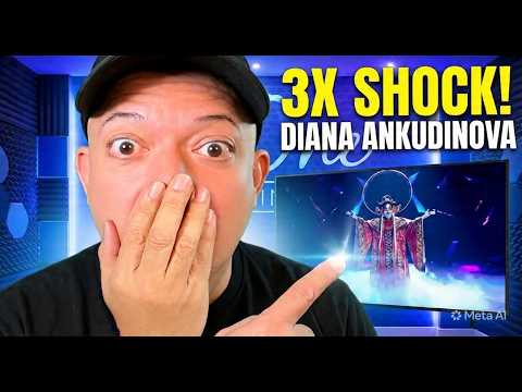 DIANA ANKUDINOVA Triple Reaction on Masked Singer! | She's AMAZING!!