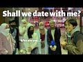 Japanese try to invite random Muslim women to date in Japan!