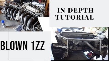 I pull out my blown engine. | How to remove 1zz | Part 1/3 | Toyota MR2 Spyder