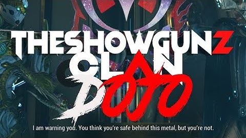 SHOWGUNZTV WARFRAME DOJO CONTEST ENTRY