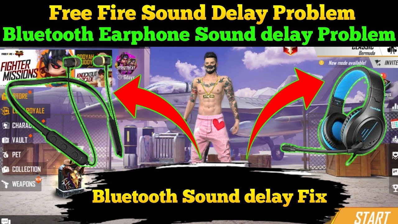 FREE FIRE BLUETOOTH SOUND DELAY PROBLEM | SOUND DELAY PROBLEM IN FREE ...