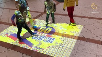 Interactive Projection Mapping in Nairobi for Blueband Brand at Junction Mall by Jays Pyrotechnics