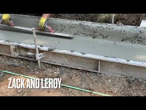 Video: Hoeveel is betonnen stoeprand per lineaire voet?
