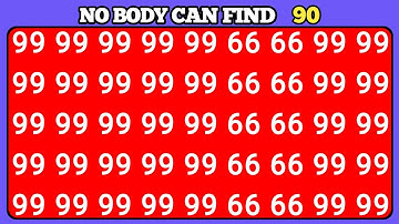 Find The Odd One Out | Number And Letter Edition | Oddity Soprtting