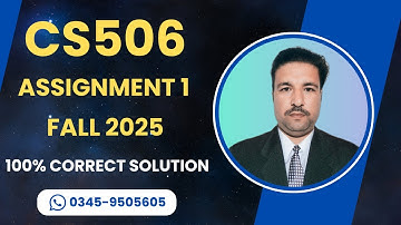 Cs506 Assignment 1 Solution Fall 2025 | cs506 assignment 1 fall 2025