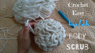 DIY HOW TO CROCHET BODY SCRUB/Loofah | Tutorial Video Step By Step for Beginners.