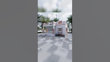 Simple House 3d Design | House Design #trending #shorts #home #housedesign #d5render #3d
