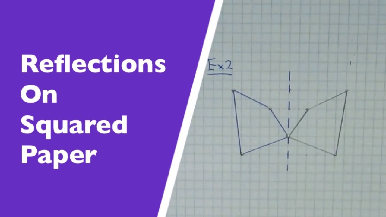 Examples on how to reflect a shape in the x-axis or y-axis on a