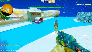 Counter Strike Global Offensive - Zombie Escape mod online gameplay on Sorrento Xmas map