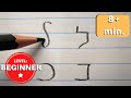 🔴 Full Hebrew Alphabet - Writing The Letters (Handwriting and Print) - NO AUDIO