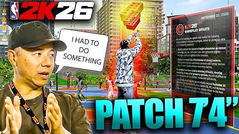 NBA 2K26 MAJOR GAMEPLAY PATCH! 🚨 R.I.P. 7