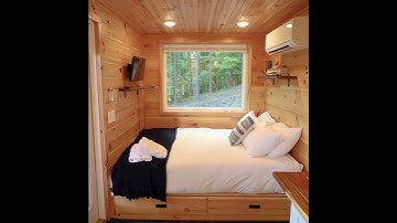 20ft SHIPPING CONTAINER TINY HOUSE ON WHEELS Video By MikeWillTravel