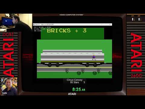 Circus Convoy – COMPLETE WALK-THROUGH 95  STARS! (** Ultimate Spoiler Alert **) : Atari 2600