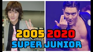 Super junior comparación 2005 - 2020