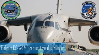 Embraer KC390 Millennium arrival to Hungary  plus small interview with test pilot.