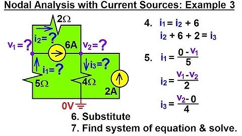 Electrical Engineering: Ch 3: Circuit Analysis  (5 of 37) Nodal Analysis w/ Current Sources: Ex. 3