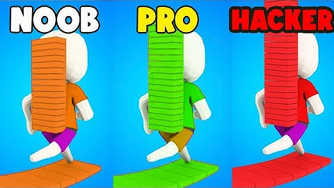 NOOB vs PRO vs HACKER || PART 1 || Bridge Race ||